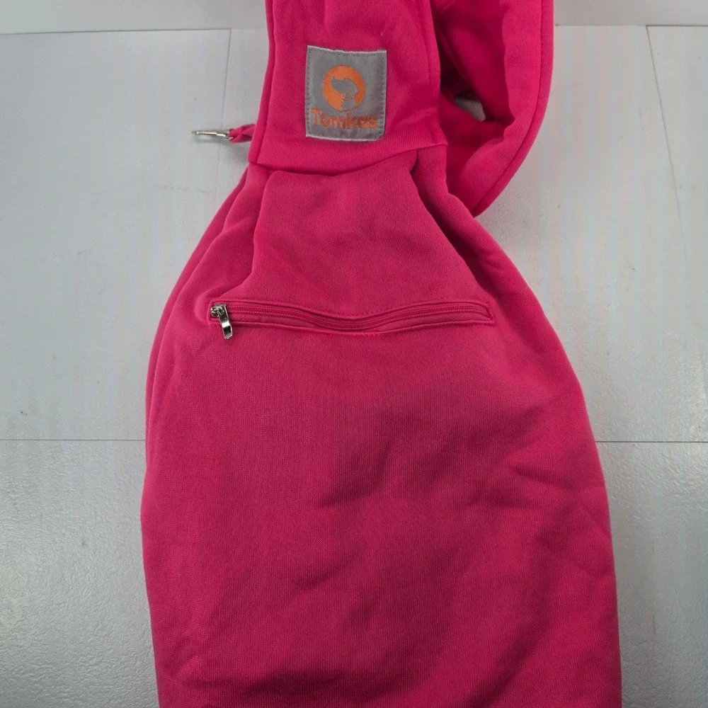 Tomkas Small Dog Carrier Sling Hot Pink Adjustable Strap Hands Free Pet Bag